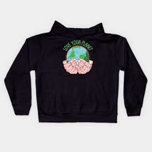 Love your planet Kids Hoodie